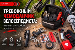 Тревожный чемоданчик велосипедиста: что обязательно взять с собой в дорогу